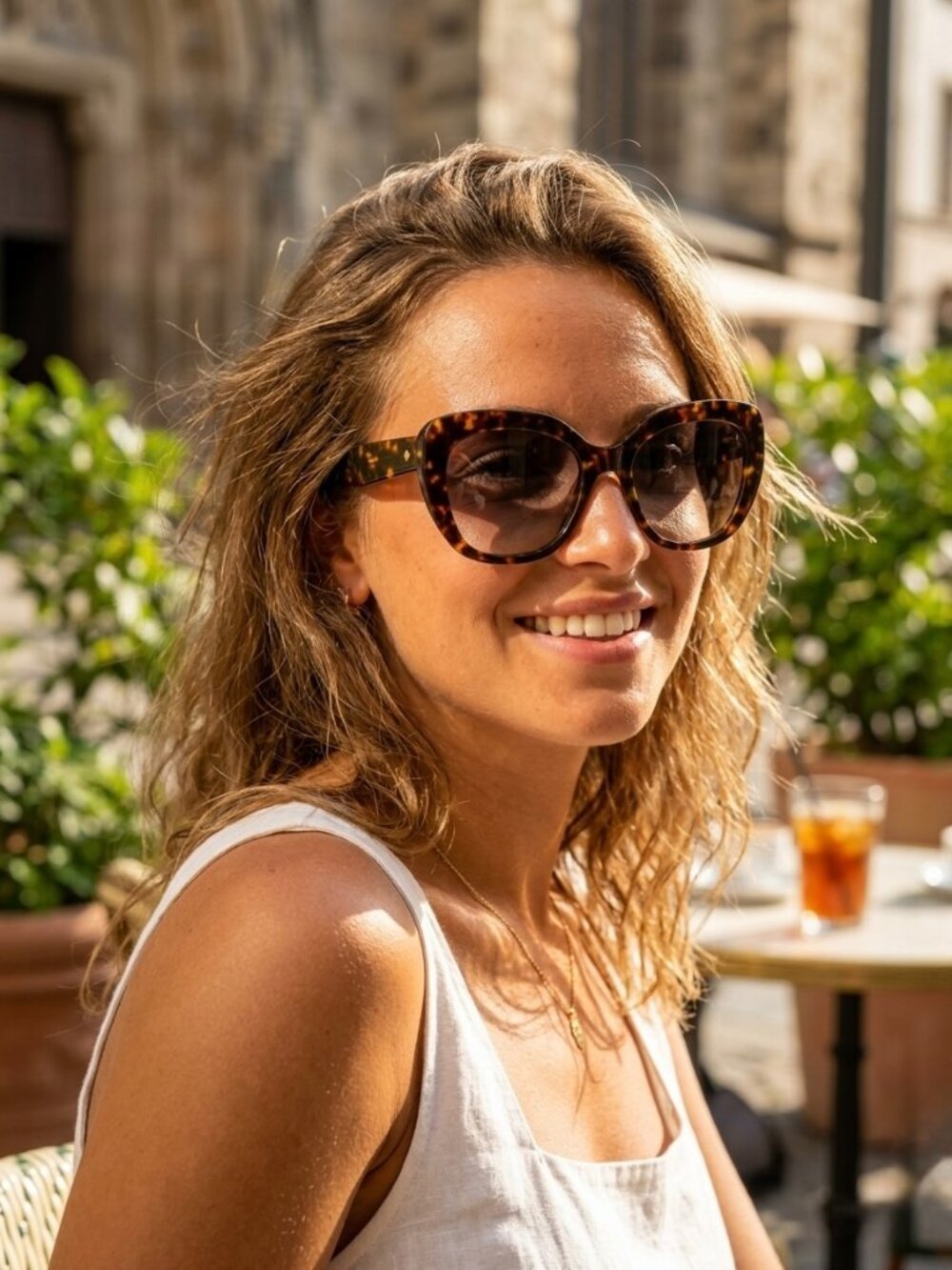 KATE SPADE WINSLET/G/S 0086HA HAVANA BROWN GRADIENT AUTHENTIC SUNGLASSES - Picture 1 of 6